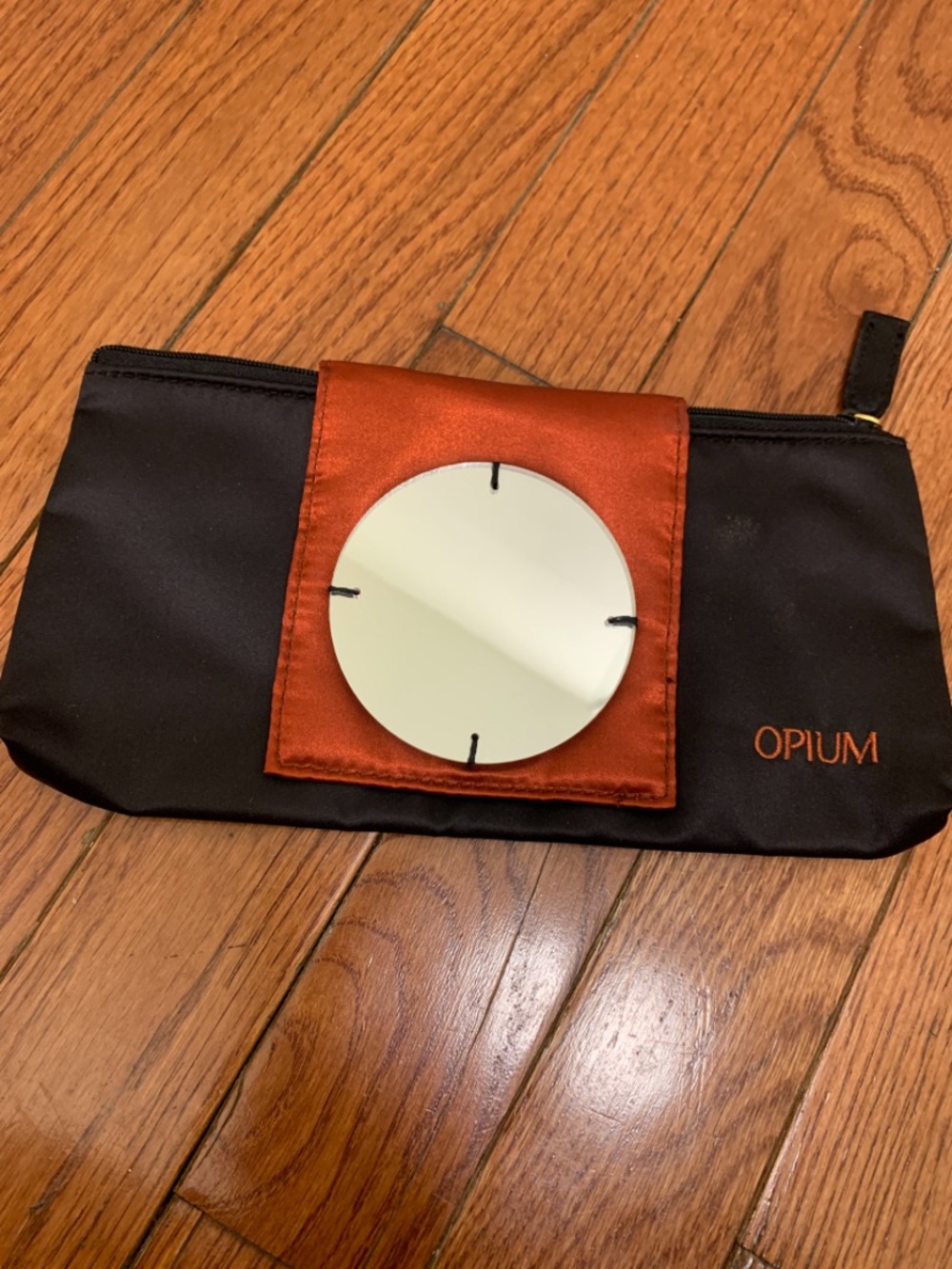 New Vintage YSL Opium Satin Perfume Toiletries Bag